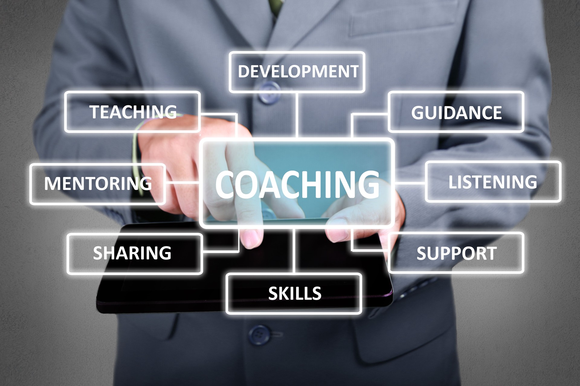 Coaching in Business Concept